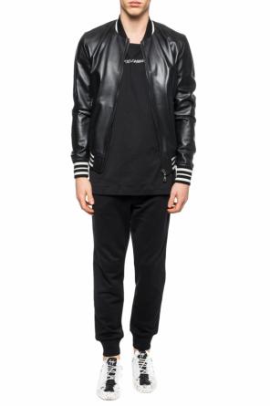 Leather bomber jacket, zdjęcie 2 Leather bomber jacket od Dolce & Gabbana